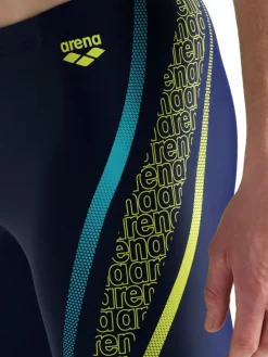 Lange Badehose in Dunkelblau