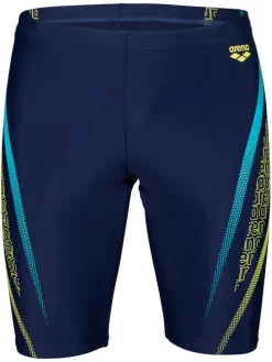 Lange Badehose in Dunkelblau