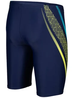 Lange Badehose in Dunkelblau