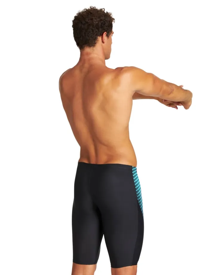 Lange Badehose in Schwarz