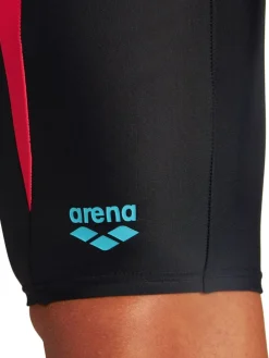 Lange Badehose in Schwarz