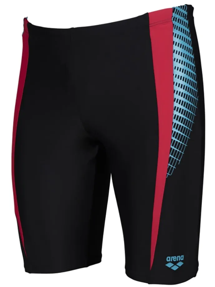 Lange Badehose in Schwarz