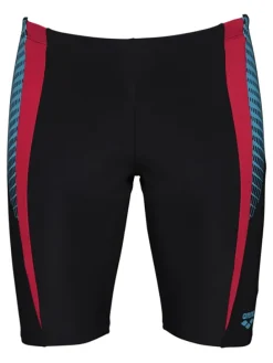 Lange Badehose in Schwarz