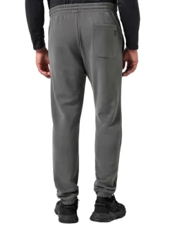 Lange Sweathose in dunkelgrau