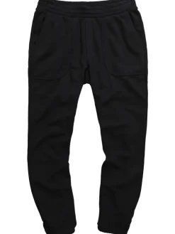 Lange Sweathose in schwarz