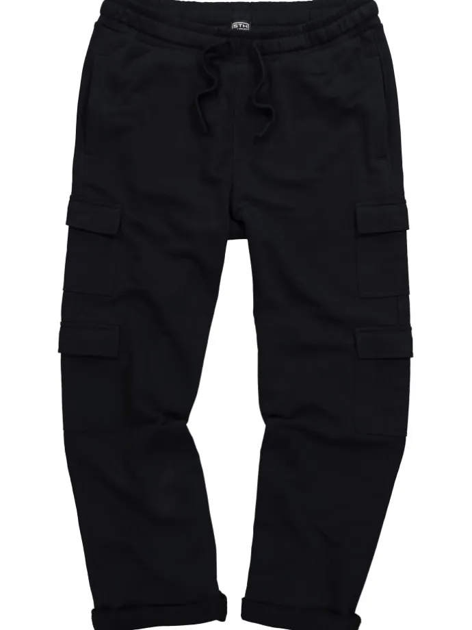 Lange Sweathose in schwarz