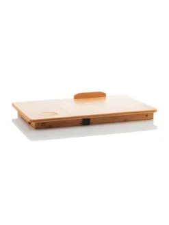 Laptoptisch in Hellbraun - (B)53,5 x (H)21 x (T)34 cm