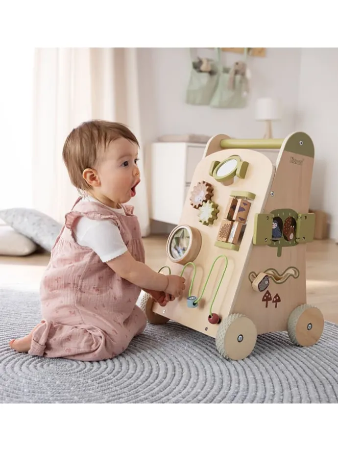 Lauflernwagen Lauflernhilfe Babywalker "little woods" aus Holz ab 1 Jahr
