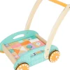 Lauflernwagen "Pastell" mit Bausteinen - ab 12 Monaten