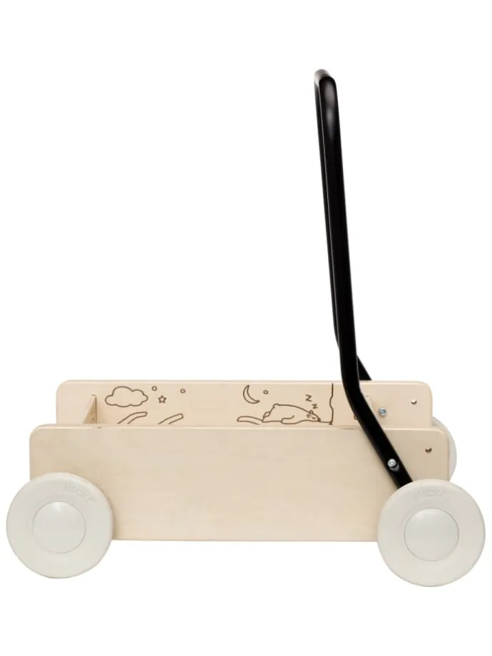Lauflernwagen Schlafende Bären in braun