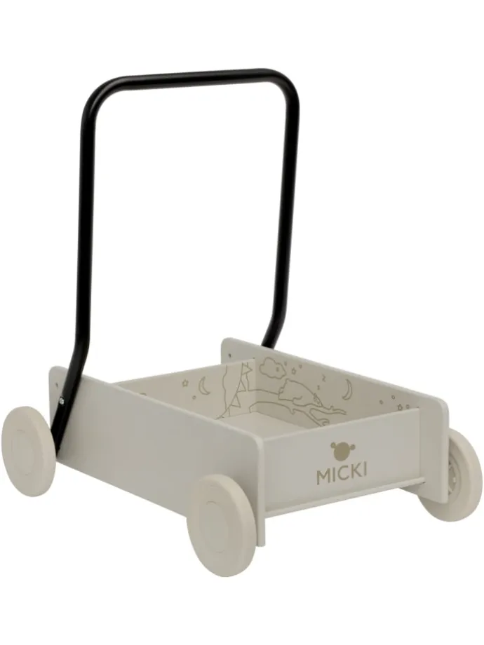 Lauflernwagen Schlafende Bären in beige