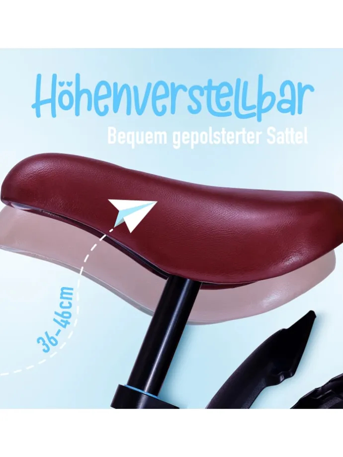Laufrad für Kinder " Aviator " in hellblau