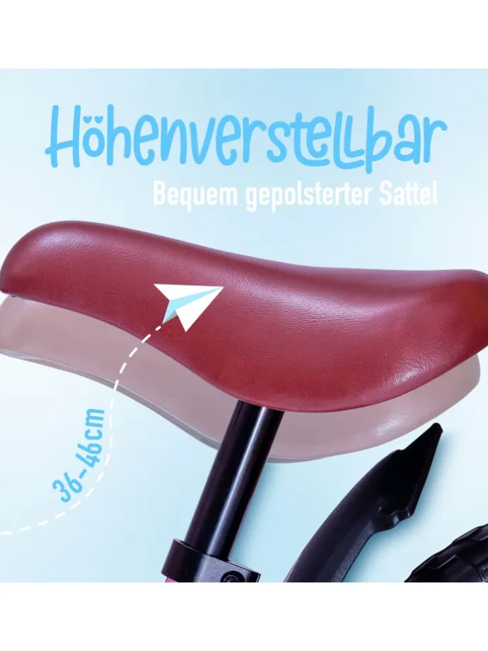 Laufrad für Kinder " Aviator " in rosa