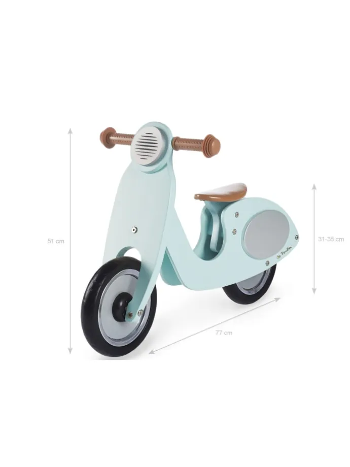Laufrad Wanda, mint, 77 x 34 x 51 cm
