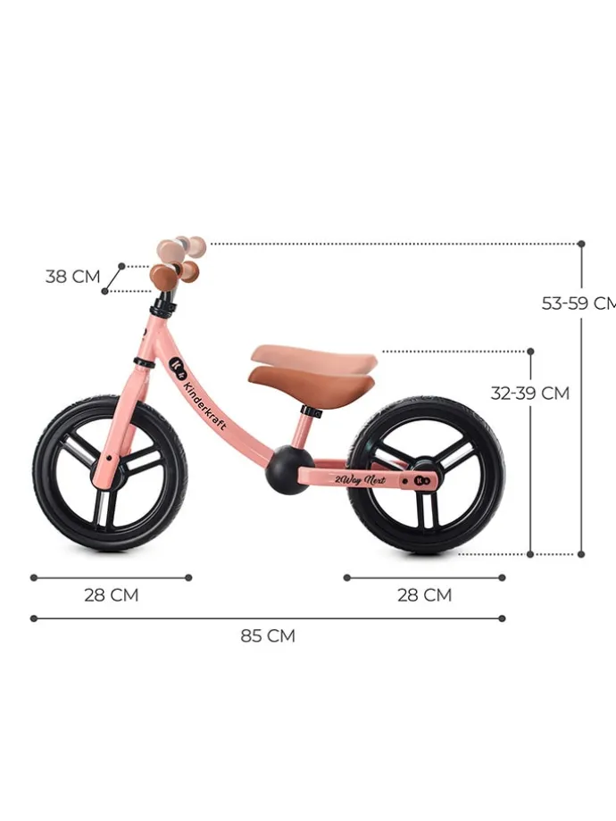 Laufrad "2Way Next" in Pink - ab 3 Jahren