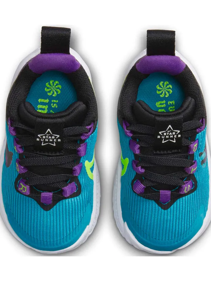 Laufschuhe "Star Runner 4" in Blau/ Lila/ Schwarz