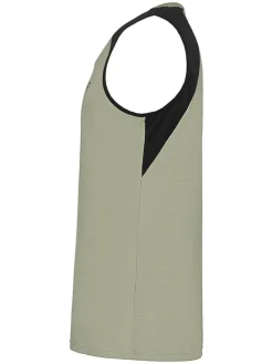 Lauftop "Mikkola" in Khaki/ Schwarz