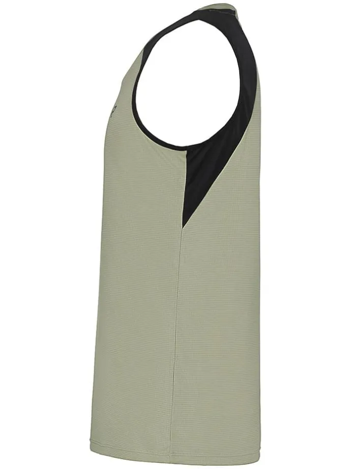 Lauftop "Mikkola" in Khaki/ Schwarz