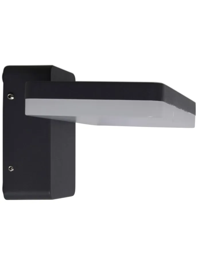 LED Außenwandleuchte "CLAIR" in anthrazit - EEK G
