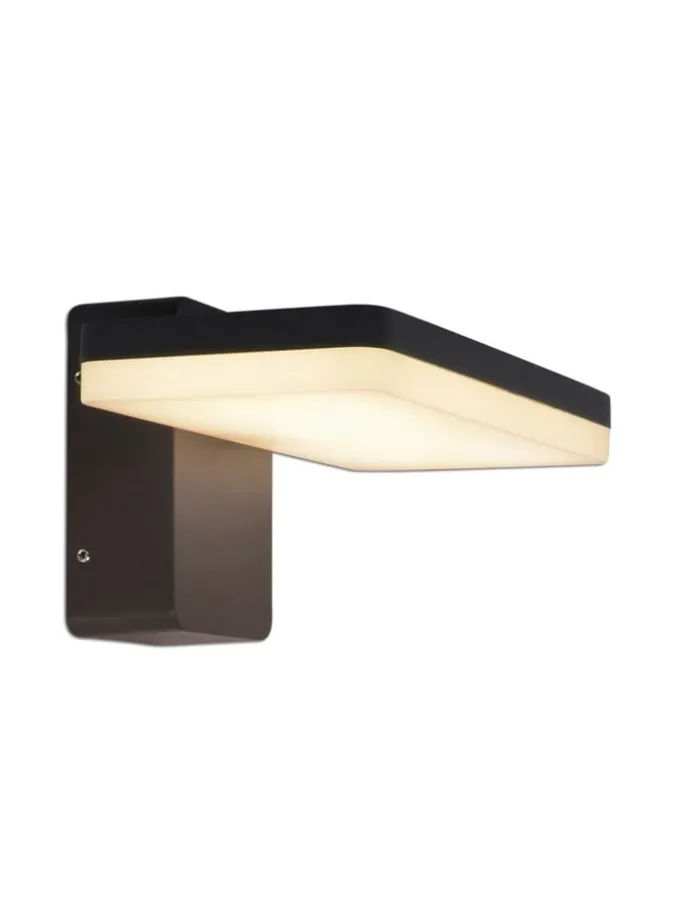 LED Außenwandleuchte "CLAIR" in anthrazit - EEK G