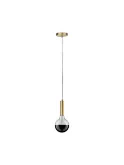 LED Globe 6,5 Watt E27 Kopfspiegel Schwarzchrom Warmweiß F