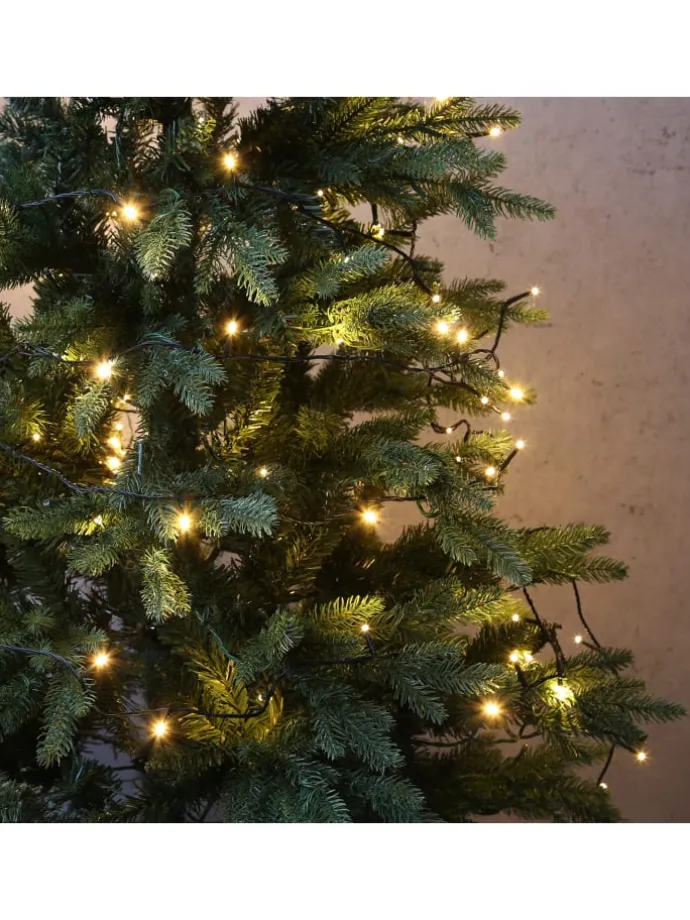 LED Lichterkette auf Kunststoffrad 500LED 8Modi L: 50m Außen