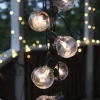 LED Outdoor-Lichterkette ,Partaj, Netzbetrieb, 16 LEDs, klar,  warmwe