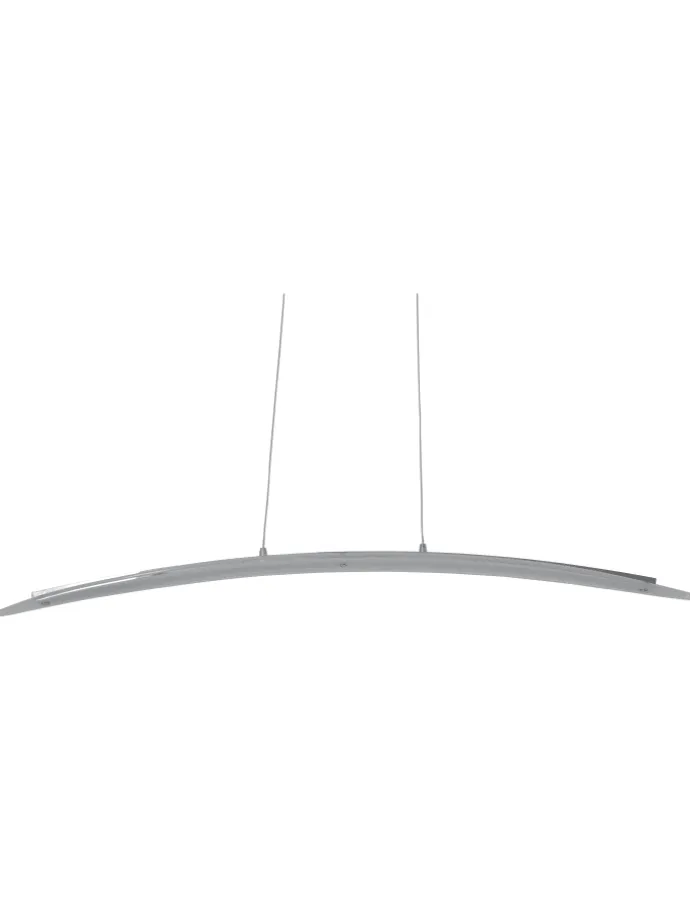 LED Pendelleuchte "SURF" in chrome - (L)100 cm x (B)8 cm x (H)120 cm - EEK G