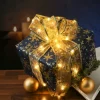 LED Seidenband Geschenkband in gold Länge 2,7m