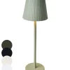 LED Tischlampe dimmbar Touch Farbwechsler IP44 Innen & Außen 36,5x11cm in Grün