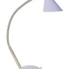 LED Tischleuchte "PASTELL" in violett - (L)14 cm x (B)14 cm x (H)38 cm - EEK F