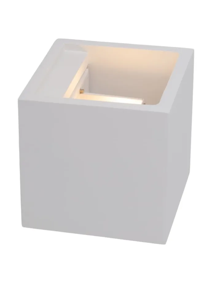 LED Wandleuchte in weiß - (L)11.5 cm x (B)11.5 cm x (H)11.5 cm - EEK G