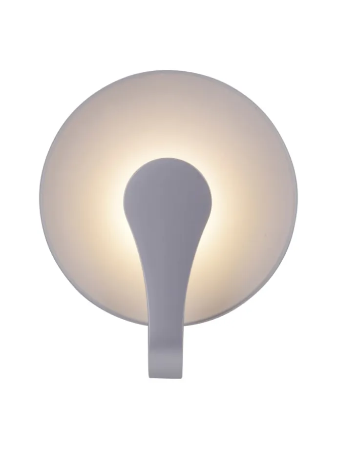LED Wandleuchte "STAN" in silber - (L)16 cm x (B)8 cm x (H)19 cm - EEK E