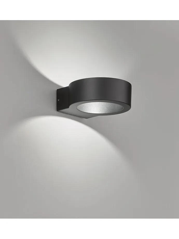 LED-Außenleuchte "Torres" in Schwarz - (B)12,5 x (H)4,5 cm