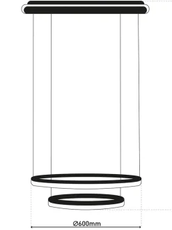 LED-CCT-Hängeleuchte