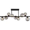 LED-Deckenleuchte "Riha" in Schwarz/ Grau - (B)87 cm