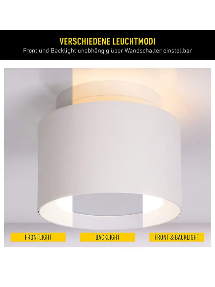 LED-Deckenspot "Trimes" in Weiß - EEK E (A bis G)