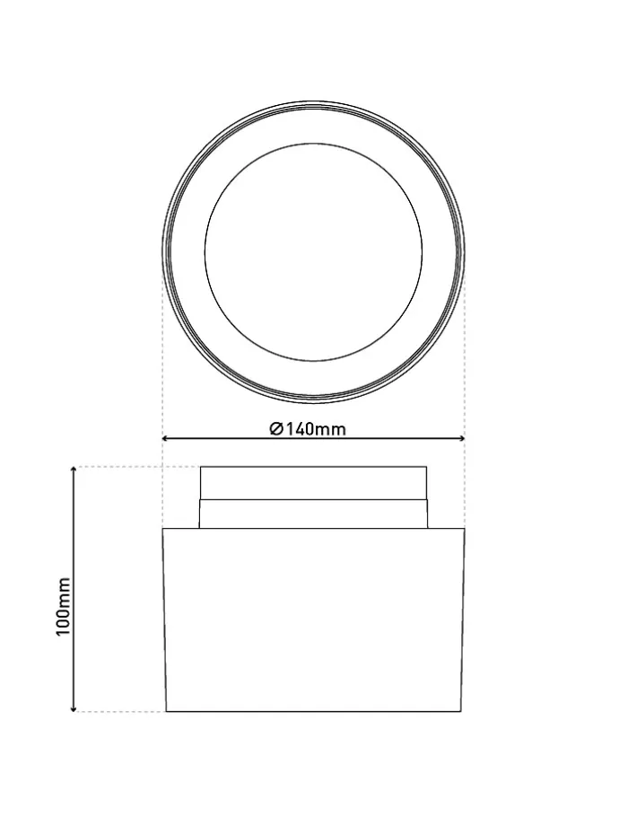 LED-Deckenspot "Trimes" in Weiß - EEK E (A bis G)