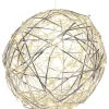 LED-Dekoanhänger in Silber - Ø 25 cm