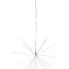 LED-Dekohänger "Firework" in Silber - Ø 26 cm