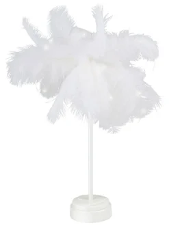 LED-Dekoleuchte in Weiß - (H)30 x  Ø 9 cm