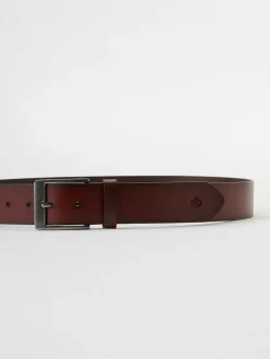 Leder gÃ¼rtel. in MARRON / BRAUN