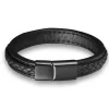 Leder-Armband in Schwarz
