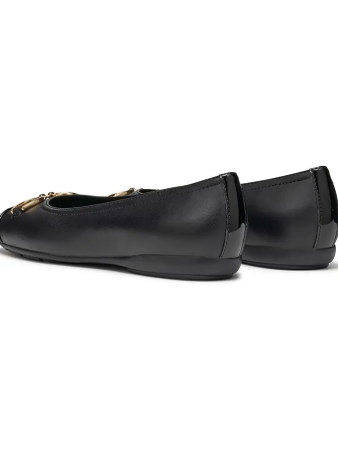 Leder-Ballerinas "Annytah" in Schwarz