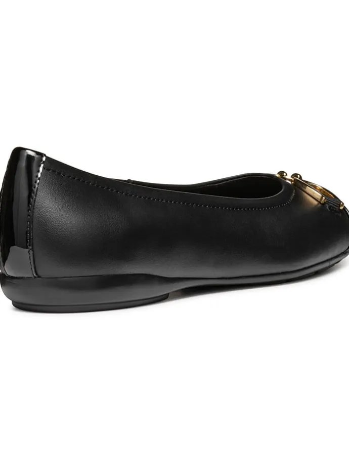 Leder-Ballerinas "Annytah" in Schwarz