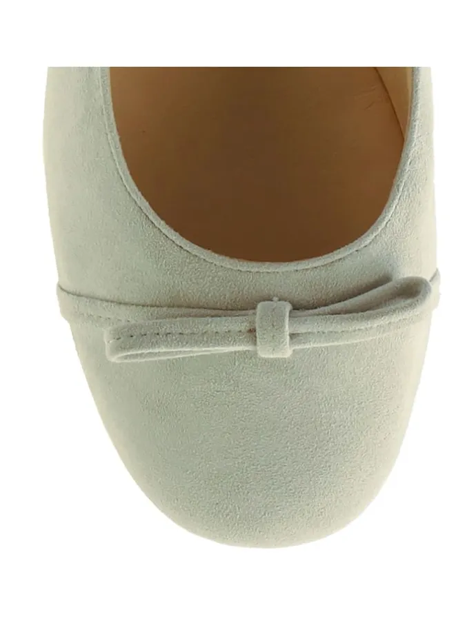 Leder-Ballerinas "Betty" in Hellblau