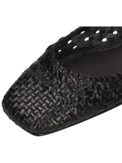 Leder-Ballerinas 