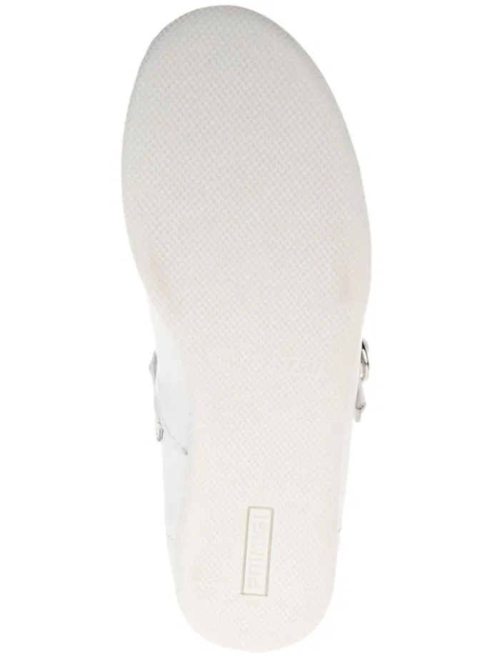 Leder-Ballerinas "Fantasy flat" in Weiß