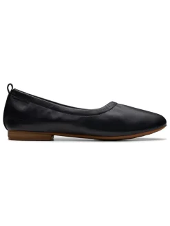 Leder-Ballerinas "Fawna" in Schwarz