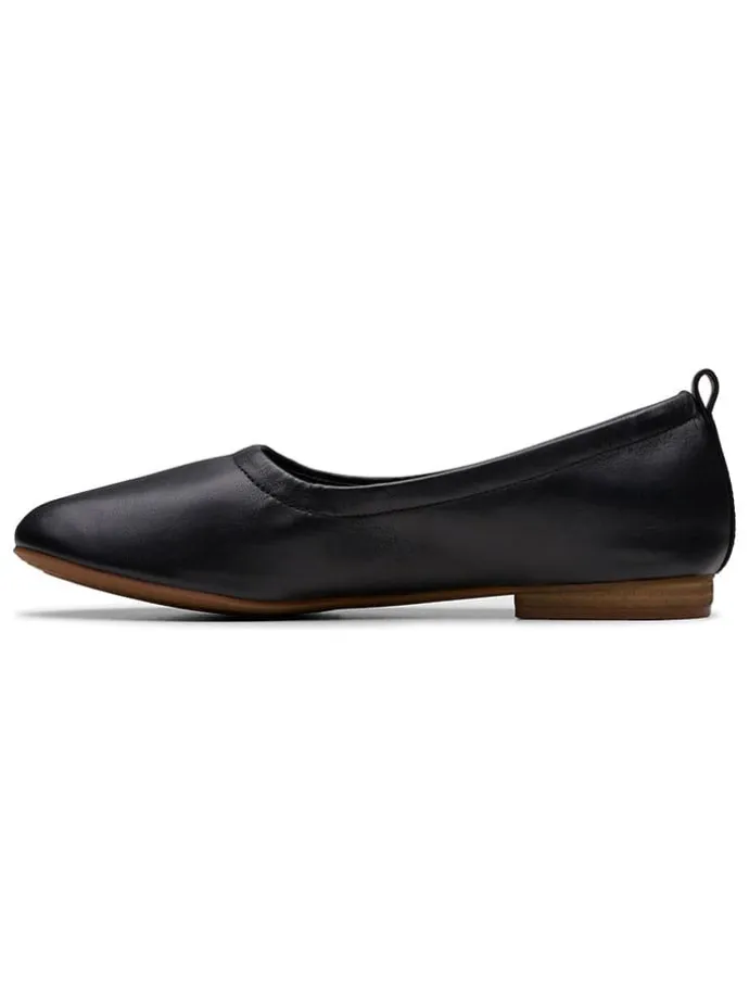 Leder-Ballerinas "Fawna" in Schwarz